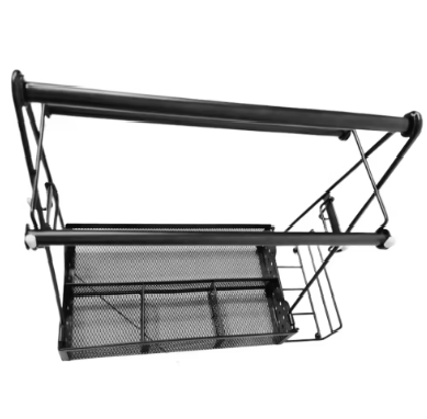 BBQ Utensil Caddy W/ Paper Towel Holder Picnic Grill Condiment Caddy BBQ Accessories Storage Organizer for Camping BBQ Kitchen