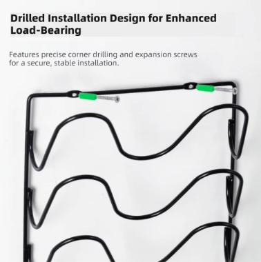 Multi-Layer Pot Lid Storage Rack Wall Hanging Iron Pan Cover Storage Holder Rustproof Space Saving Kitchen Storage Rack Cabinet (Silver - 3 Layers)