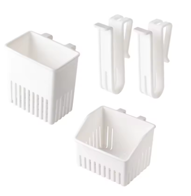 Kitchen Drain Basket Cutlery Storage Rack With Cup Holder Quick Drying Drainer, for Forks Spoons Chopsticks Kitchen Organizer