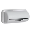 Household Garbage Bag Dispenser Wall-Mounted Roll Trash Bag Dispenser Punchless Versatile for Kitchen Bathroom Bedroom (Grey)