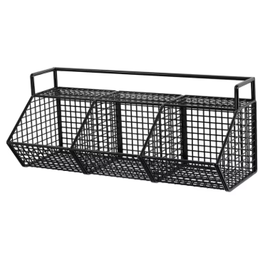 Optional Hanging Storage Basket Kitchen Fruit Vegetable Plates Dishes Tray Grocery Holder Kitchen Shelf Easy To Install