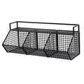 Optional Hanging Storage Basket Kitchen Fruit Vegetable Plates Dishes Tray Grocery Holder Kitchen Shelf Easy To Install
